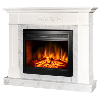 Elektromos kandalló Luca & Carmen, Art Flame, 1130x1400x290 mm, 1950 W, 2 fűtési fokozat, 5 lángfényességi szint, Időzítő