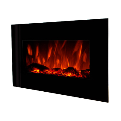 Marcus elektromos fali kandalló, Art Flame, 450x840x140 mm, 1500 W, 3 lángszín, 5 lángfényességi szint, Időzítő