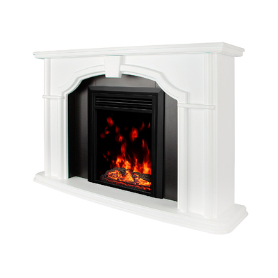 Kandallókészlet Sherlock & Cris, Art Flame, 850x1300x330 mm, 1500 W, Égő fa ropogó hanghatás, 10 lángszín, Termosztát, Időzítő