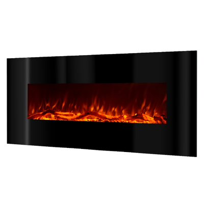 Madrid elektromos fali kandalló, Art Flame, 550x1280x140 mm, 1500 W, 3 lángszín, 5 lángfényességi szint, 2 fűtési fokozat