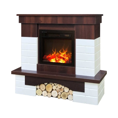 Elektromos kandalló Leon & Dionis, Art Flame, 958x1096x280 mm, 1500 W, 2 fűtési fokozat, 5 lángfényességi szint, Időzítő