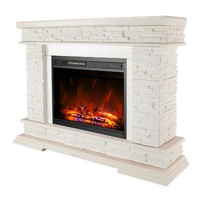 Elektromos kandalló Stone & Lorance, Art Flame, 880x1180x305 mm, 1500 W, 3 lángszín, 2 fűtési fokozat, 5 lángfényességi szint