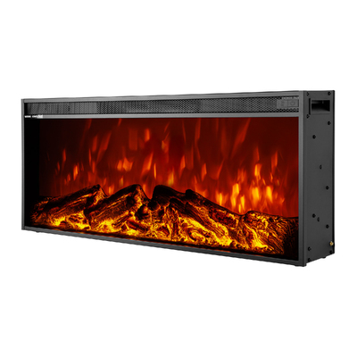 Beépített elektromos kandalló Tasmania, Art Flame, 367x883x160 mm, 1500 W, 2 fűtési fokozat, 5 lángfényességi szint, Időzítő