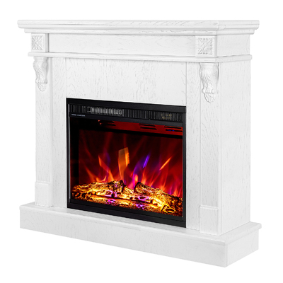 Elektromos kandalló Solomon & Lorance színes, Art Flame, 900x1000x320 mm, 1500 W, 3 lángszín, 2 fűtési fokozat, 5 lángfényességi szint