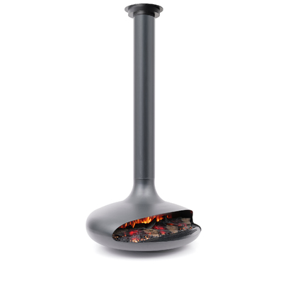 Függesztett elektromos kandalló Gravity, 2504x800x799 mm, Art Flame, 1500 W, Fahasáb-ropogás effekt, Termosztát, Wi-Fi, Bluetooth