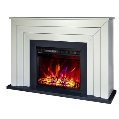 Elektromos kandalló Fabiano & Lorance, Art Flame, 850x1300x300 mm, 1500 W, 3 lángszín, 2 fűtési fokozat, 5 lángfényességi szint