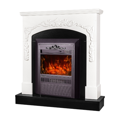 Elektromos kandalló Casanova & Cristina, Art Flame, 975x900x250 mm, 2000 W, 2 fűtési fokozat, 5 lángfényességi szint, Időzítő