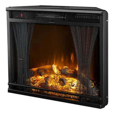 Elektromos beépithető kandalló Vlad, Art Flame, 506 x 584 x 215 mm, 1500 W, Fűtési fokozatok, Távirányitó