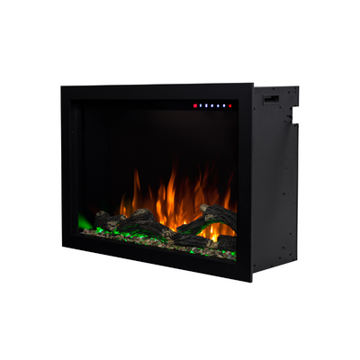 Nepal 29 beépíthető elektromos kandalló, Art Flame, 510x800x305 mm, 1500W, 3 lángszín, 3 lángsebesség, Időzítő