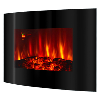 Carlos elektromos fali kandalló, Art Flame, 560x885x135 mm, 2000 W, 7 lángszín, Termosztát, 5 lángfényességi szint