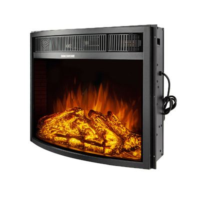 Beépített elektromos kandalló Ararat, Art Flame, 495 x 660 x 310 mm, 1950 W, Égő fa ropogó hanghatás, 5 lángfényességi szint, Időzítő