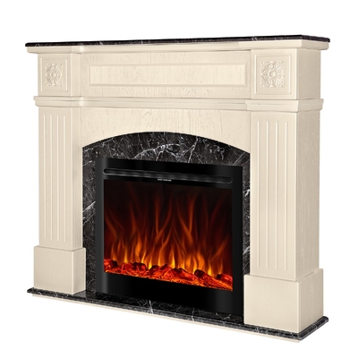 Elektromos kandalló Josefina & Colorado, Art Flame, 1200x1400x300 mm, 1500 W, 3 lángszín, 5 lángfényességi szint, Farönkök és kristályok